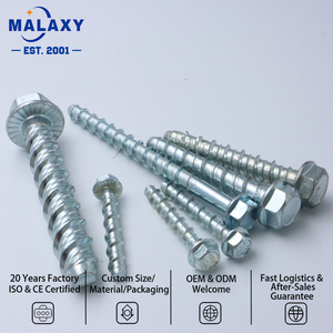 Malaxy en stock et livraison <span class=keywords><strong>rapide</strong></span>, vis autotaraudeuse en acier inoxydable A2 pour béton, pour la construction - Product Image 1