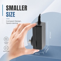 Adaptateur secteur AC/DC 12V 5A avec prise argentine, alimentation 60W pour routeurs sans fil et caméras de sécurité