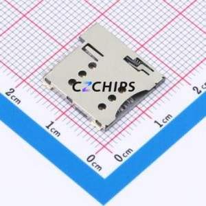 ASIM-002-7P SIM Card Connector SMD Connector Self-Return Type Micro SIM Card Card Holder 1.35mm - Product Image 1