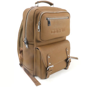 Mochila de Cuero PU Personalizada, Mochila para Portátil, Mochila de Negocios, Mochila de Viaje con Múltiples Bolsillos, Proveedor, Fábrica OEM - Product Image 3