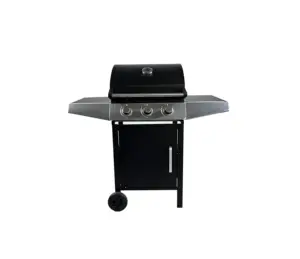 Multi-Function Stainless Steel Outdoor Commercial BBQ Gas Grills With 4 Castors