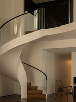 Escalier Tournant Intérieur en Métal pour Usine, Moderne, Simple, Intégré, Personnalisé, pour Attic et Duplex