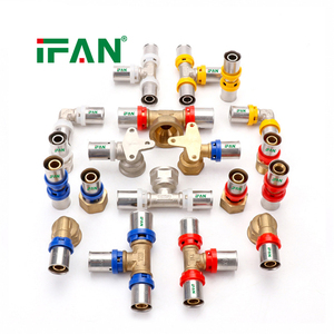 Raccords à sertir en laiton IFAN de conception professionnelle pour tuyaux multicouches, accouplement en cuivre fileté NPT/BSP pour plomberie <span class=keywords><strong>sanitaire</strong></span> et gaz - Product Image 6