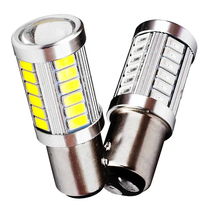 Auto LED luce 1156 1157 5730 5630 luce freno 33SMD indicatore di direzione moto luce