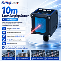 Sensor Pengukur Jarak Laser KJT Seri D 10m dengan IO-Link Sensor Jarak Cerdas Industri untuk Otomasi