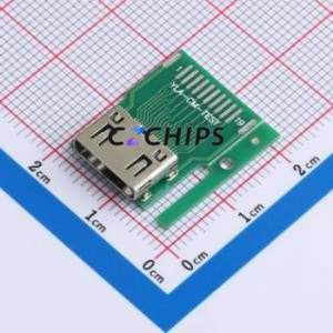 XDHF-1903-AC020 HDMI Connector SMD Connector ( Connector Type: HDMI-C )( Gender: Female )( Total Number of PINs: 19P ) - Product Image 1