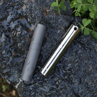 Boîte à pilules portable étanche et hermétique pour camping, porte-clés, boîte à tablettes, conteneur en titane, kit de survie, accessoires de plein air