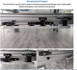 ระบบประตูอัตโนมัติสำหรับโรงแรมน้ำหนัก2*150กก. น้ำหนักสูงสุด4*100กก. ประตูบานเลื่อนกระจกอัตโนมัติสำหรับโรงแรม - Product Image 6