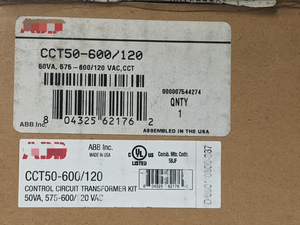 Transformateur de contrôle industriel Plc Piece Brand Original CCT50-600120 50 <span class=keywords><strong>VA</strong></span> 575-600120V FNQ-R-410 - Product Image 2