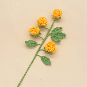 Vendita calda fiori fatti a mano all'uncinetto per la decorazione della casa regalo su misura fiore artificiale san valentino regali creativi - Product Image 6