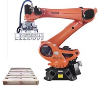 Bouteille Peut Seau Baril Gallon Robot Palettiseur Empileur Robot Bouteille Peut Seau Baril Gallon Poignée Robot Pince Bras