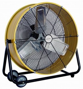 高速金属冷却空気倉庫ガレージワークショップ使用傾斜可能なダイレクトドライブ産業用ドラムファン - Product Image 4