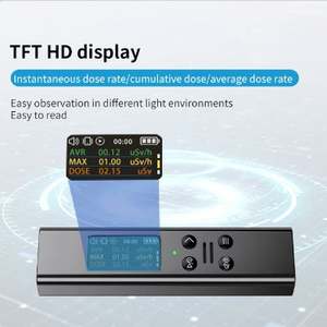 2025 Draagbare Persoonlijke Dosimeter Met Lcd-Display Top Draagbare Radioactieve X-Ray Beta Gamma Nucleaire Stralingsdetector - Product Image 6