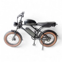 Vélo électrique à double batterie 500W à suspension complète, vélo électrique à cadre en acier de 20 "avec puissance de 48V 10.4Ah + 15,6 Ah