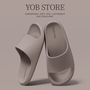 Pantuflas de Verano de Alta Gama de <span class=keywords><strong>Eva</strong></span> para Mujer y Hombre Sandalias Antideslizantes Simples de Suela Blanda para Casa Baño Estilo Nube Impermeables - Product Image 6