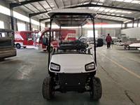 Voitures de golf électriques 4x4, chariots de golf chinois économiques, 6 places, batterie lithium 72V, mini-voitures de golf, voitures de rue incluses
