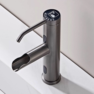 <span class=keywords><strong>Rubinetto</strong></span> Automatico Moderno di Lusso <span class=keywords><strong>con</strong></span> Dispenser di Sapone, Miscelatore Multifunzione Senza Contatto per Lavabo Bagno - Product Image 4