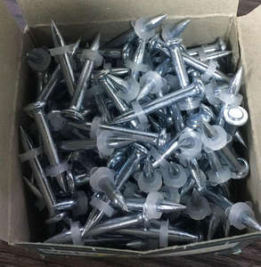 Clous de tir galvanisés pour la construction, clous à béton à actionnement par poudre rouge pour le tir rapide - Product Image 6