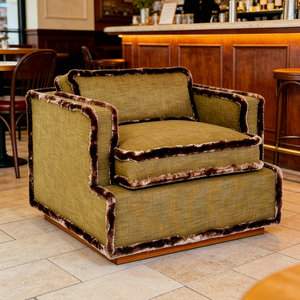 Poltrona da Salotto in Stile Smoking di Lusso, Sedia da Conversazione <span class=keywords><strong>per</strong></span> Camere d'Albergo a 5 Stelle e Divano da Reception in Vendita - Product Image 4