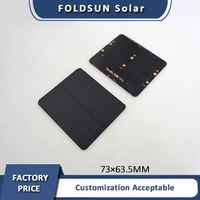 Panneau solaire PERC PET non standard résistant aux intempéries avec une efficacité élevée de 22,4 %, indice de protection IP67 personnalisé pour l'IoT agricole