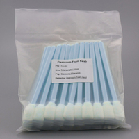 Custom 100 PPI Closed-cell Polyurethane Foam Cleanroom Swab for Cleaning Thermal Printer Head
