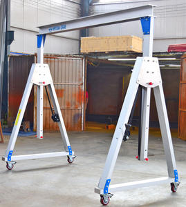 رافعة جسرية متحركة من الألومنيوم بسعر رخيص، سعة 2.5 طن و3 طن و5 طن و7.5 طن، رافعة صغيرة قابلة للتعديل - Product Image 1