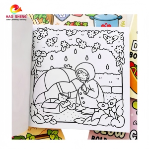 Trung Quốc Nhà máy tùy chỉnh Toddler Học viện học tập vui vẻ màu và vẽ cuốn sách in trên các tông giấy & bìa - Product Image 4