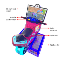 Machine de jeu d'arcade pour enfants MAKER Simulateur de course Moto Moto de course automobile Motos