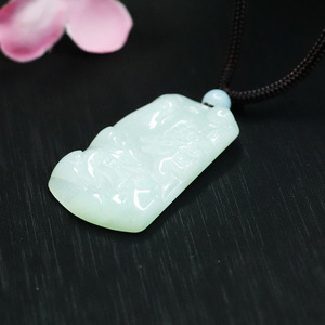 Colgante de Jadeíta Ximang Shinzue 2026, Joyería de Jade con Diseño de Paisaje, Entrega Directa de Fábrica S1040801 - Product Image 3