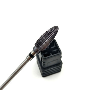 HYTOOS Nero Titanio Punte di Trivello del Chiodo 3/32 "Carburo di Tungsteno Passo Burr Manicure Punte Trapano Elettrico Del Chiodo Accessori di arte Del Chiodo Strumenti - Product Image 3