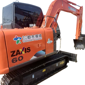 Excavadora de orugas diesel HITACHI ZX60 usada original de alto rendimiento con excelentes condiciones de trabajo Precio bajo a la venta - Product Image 1