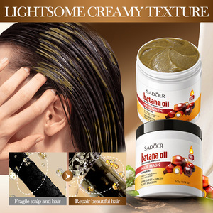 500g SADOER Batana huile hydratante lissage cheveux brillance hydratant moelleux <span class=keywords><strong>cuir</strong></span> <span class=keywords><strong>chevelu</strong></span> nourrir revitalisant <span class=keywords><strong>masque</strong></span> capillaire - Product Image 4