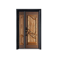 Portes d'entrée principales en acier inoxydable 2023, modèles de portes d'appartement, portes doubles, portes de sécurité en fer ou en acier extérieur pour la maison