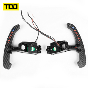 TDD LED Magnetic Carbon Fiber Paddle Shifters For Porsche 992 GT3 Steering <b>Wheel</b> Paddle Shifters - Product Image 1