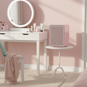 Vorstvrije <span class=keywords><strong>mini</strong></span> draagbare koelkast voor thuis, auto & buitengebruik - aanpasbare beautykoelkast - Product Image 3