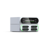 Station de location de Powerbank empilable d'affaires avec bouton Ramasser votre propre chargeur de service public Distributeur automatique de Power Bank