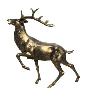 Sculpture wapiti en résine d'art de jardin <span class=keywords><strong>taille</strong></span> réelle en fibre de verre cerf <span class=keywords><strong>orignal</strong></span> - Product Image 3