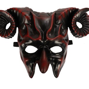 Venta directa de fábrica Venta caliente Cosplay Bola de maquillaje Decoración Accesorios de Carnaval Halloween Horror 3D RP Máscara de cuerno de espuma - Product Image 3