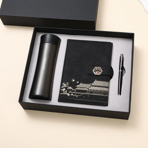 Lekuo สมุดโน้ต USB เก็บความร้อนชุดของขวัญสไตล์จีนของขวัญประจำปีการประชุมครบรอบของขวัญทางธุรกิจพร้อมโลโก้ - Product Image 5