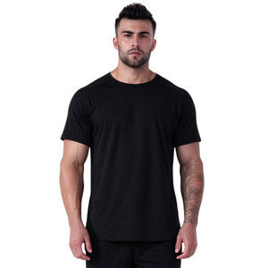 Camiseta Deportiva de Verano para Hombre, Personalizada con Serigrafía, Tejida, Ligera, Ajustada, Transpirable y de Secado Rápido, con Diseño en Blanco - Product Image 4