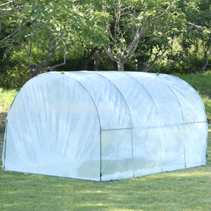Cobertizo de Jardín <span class=keywords><strong>Mini</strong></span> Personalizable con Cubierta de Malla de PVC Transparente, Toldo de Invierno y Verano, Fácil Montaje para Plantas de Jardín - Product Image 3