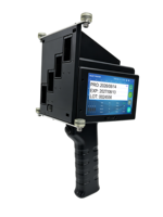 Impresora de inyección de tinta portátil de 10 cm y 5 cm, máquina de codificación pequeña, impresora de inyección de tinta digital de texto para códigos QR y logotipos, cartucho de tinta de 10 cm de altura