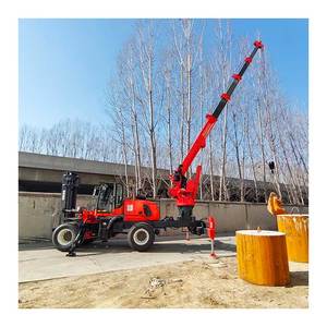 EPA Euro 5 motor <span class=keywords><strong>3</strong></span> <span class=keywords><strong>3</strong></span>.5 4 5 ton kamyon vinç 4X4 Off-Road engebeli arazi standart istifleyici dizel taşınabilir Forklift vinç - Product Image 3