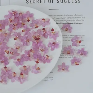 Bất Khô Đầu Hoa Tự Làm Nhựa Phalaenopsis Hoa Lan Hoa Đinh Thành phần Cho Bông Tai - Product Image 3