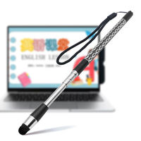 Stylet métallique rétractable le plus vendu avec détection d'angle d'inclinaison pour écrans tactiles capacitifs actifs, compatible Android