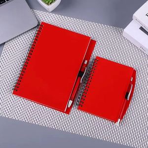 Promotional <b>Notebook</b> with Custom Leather Cover and Silk Screen Printing - Product Image 4
