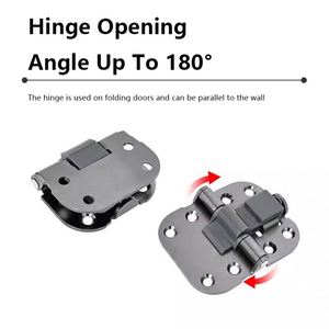 WEKIS Modern 3/7 Inch Bi-Folding Aluminium Zinc Alloy Concealed Sliding Barn Door Hardware <b>Kits</b> for Kitchen Living Room Bedroom - Product Image 5