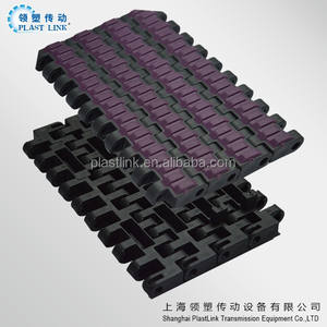 Kwaliteitscertificeringen <span class=keywords><strong>Pl</strong></span> 1005 Met Rubber Bekleed Oppervlak Modulaire Riem Voor Het Overbrengen Van Voedseldrank Krimpfolie Verpakking Pom Pp Nylon Riem - Product Image 6