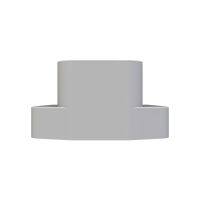 Conector de riel de valla de PVC útil de alta calidad para pasamanos de vinilo