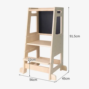 หอการเรียนรู้ไม้สำหรับทารกและเด็กการออกแบบที่ทันสมัยสำหรับห้องน้ำกลางแจ้งห้องนั่งเล่นห้องครัว-ขายร้อน - Product Image 4